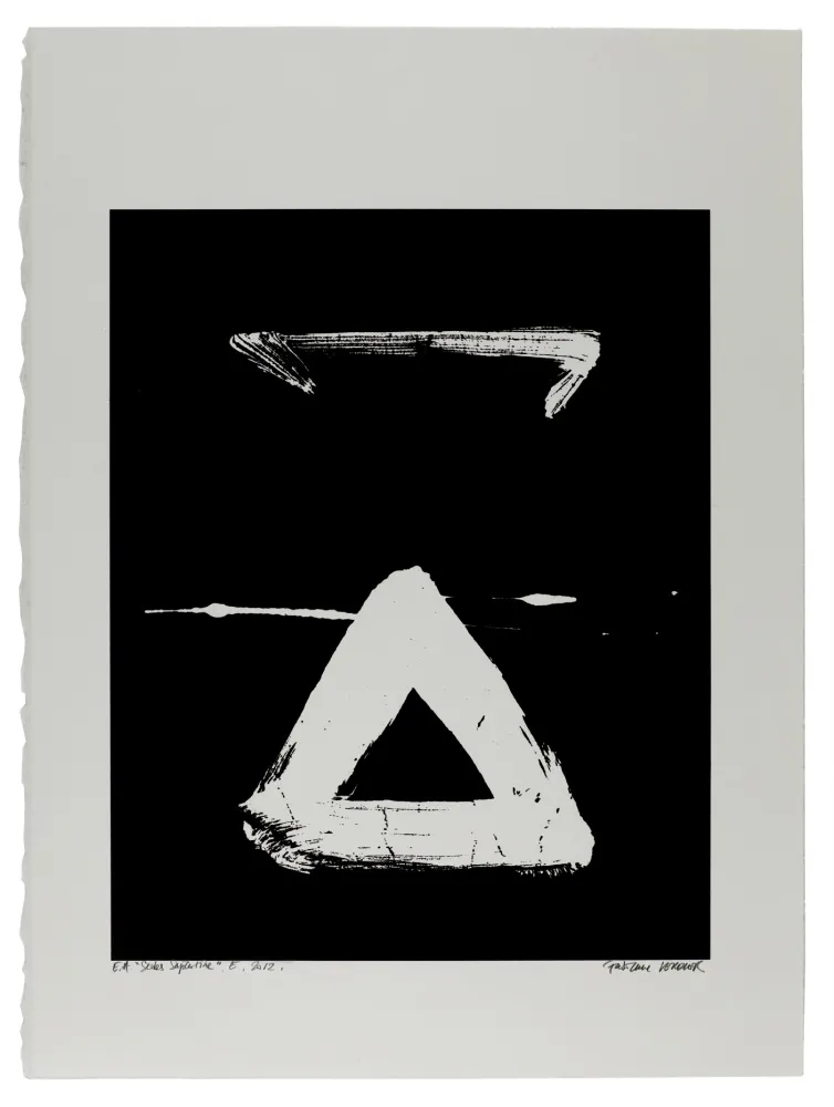 Serigrafia Verdier - Etude du sedes sapientiae, étude n°7