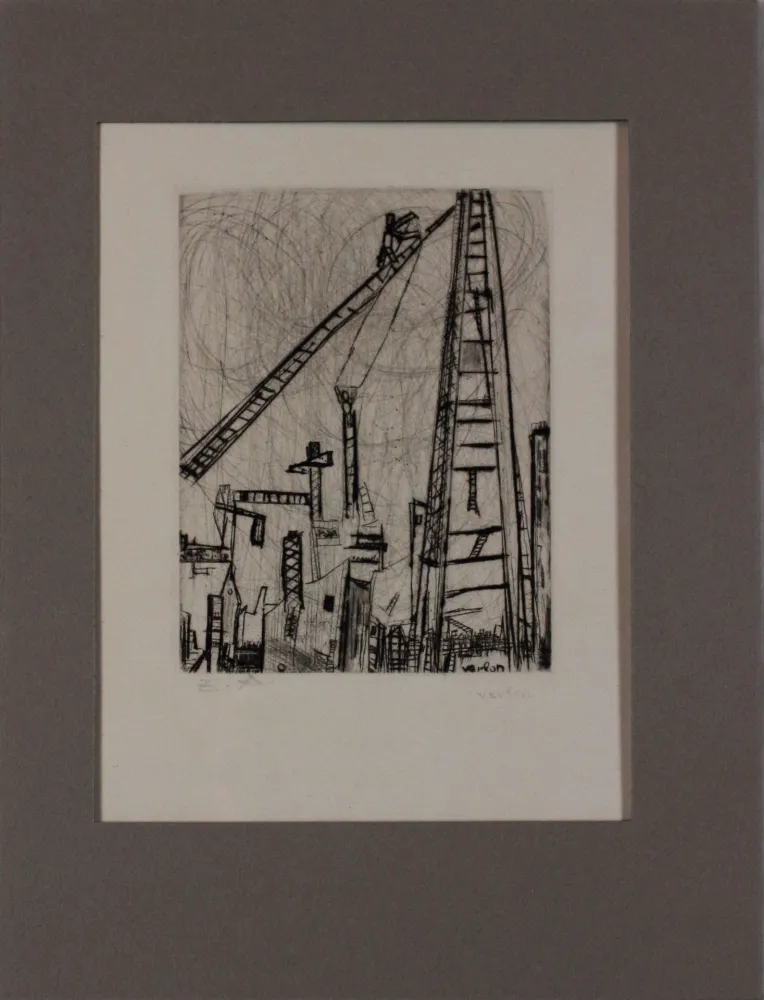 Acquaforte Verlon - Untitled from 'Avanguardia internazionale', vol. 4