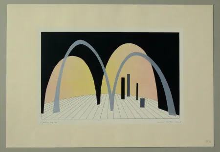 Litografia Veronesi - Teatro 2 (tavola B)