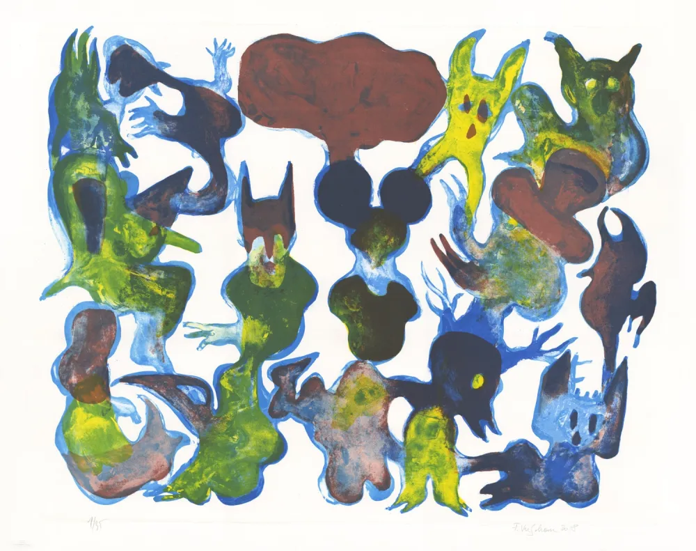 Litografia Verschaere - My Two Favorites Heroes are Dead