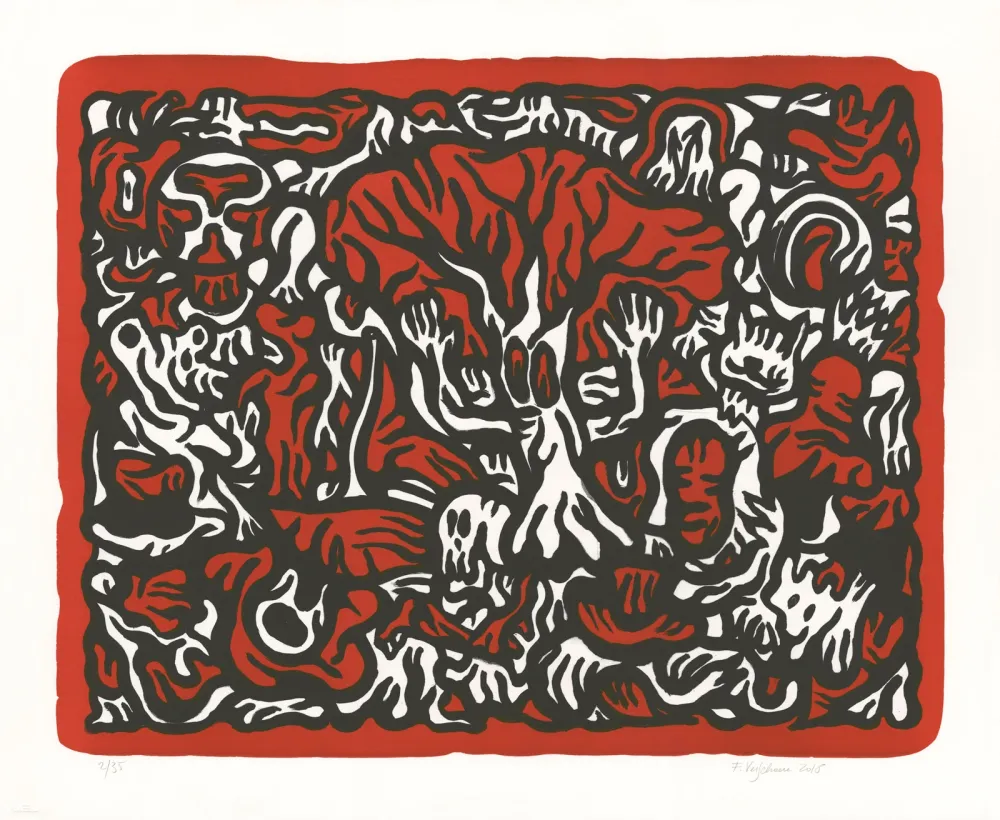 Litografia Verschaere - The Outlaw Tree