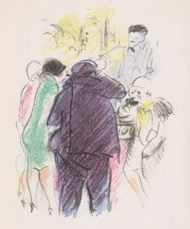 Libro Illustrato Vertes - Tableaux contemporains: Tableau des Courses, de la Boxe, de la Vénérie, de l'Amour Vénal, des Grands Magasins, de la Mode, de l'Au-Delà, du Palais, de la Bourgeoisie.