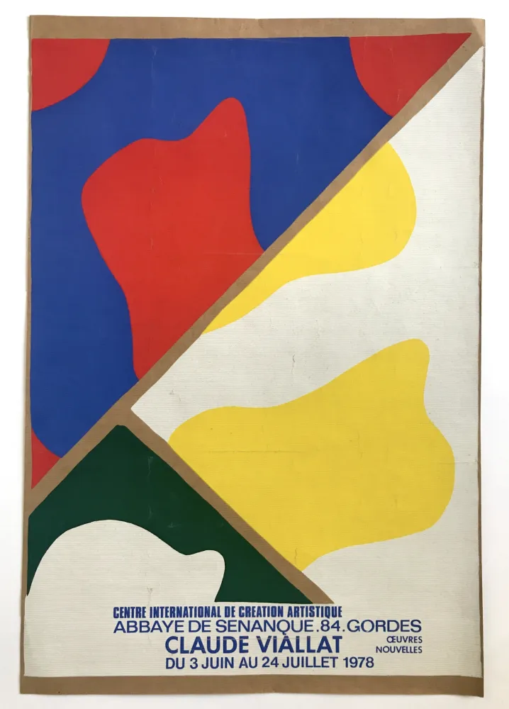 Manifesti Viallat - Abbaye de Sénanque, Gordes