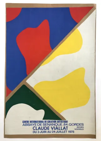 Manifesti Viallat - Abbaye de Sénanque, Gordes