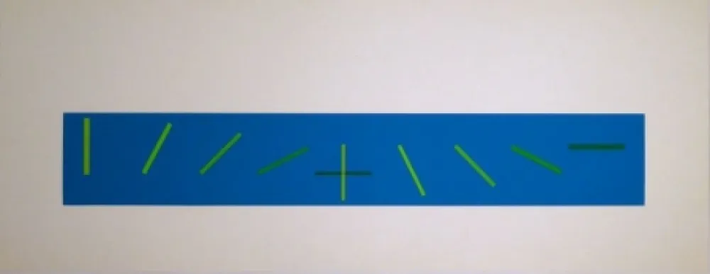 Serigrafia Vieira - Croisement de directions opposées : 7 condictions de saturation chromatique