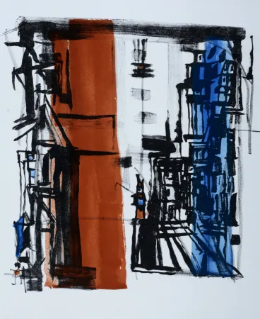 Litografia Vieira Da Silva - Bellini, 1977