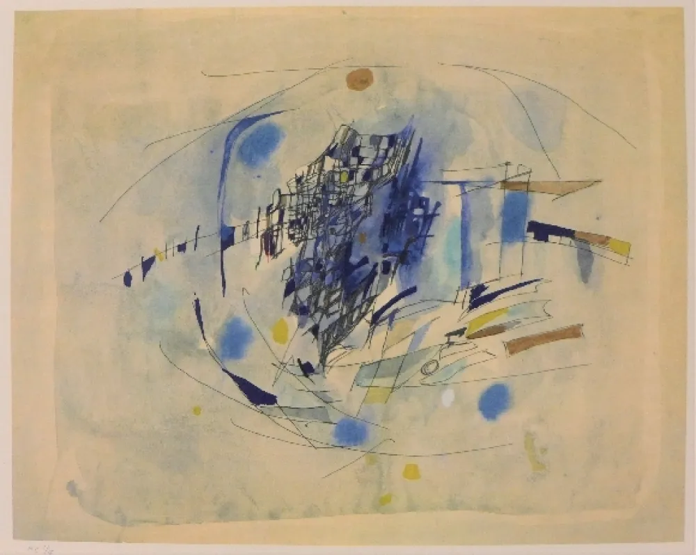 Litografia Vieira Da Silva - Clair de lune