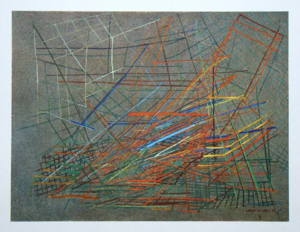 Rotocalcografia Vieira Da Silva - Composition - 1934