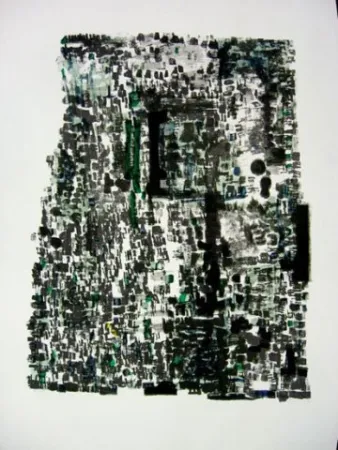 Litografia Vieira Da Silva - Grottes