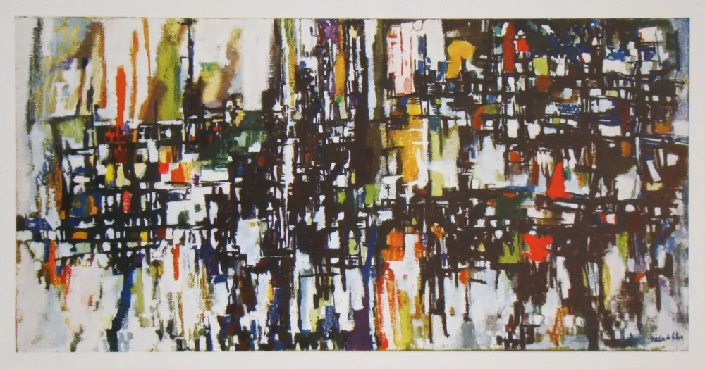 Rotocalcografia Vieira Da Silva - Jardin - 1955