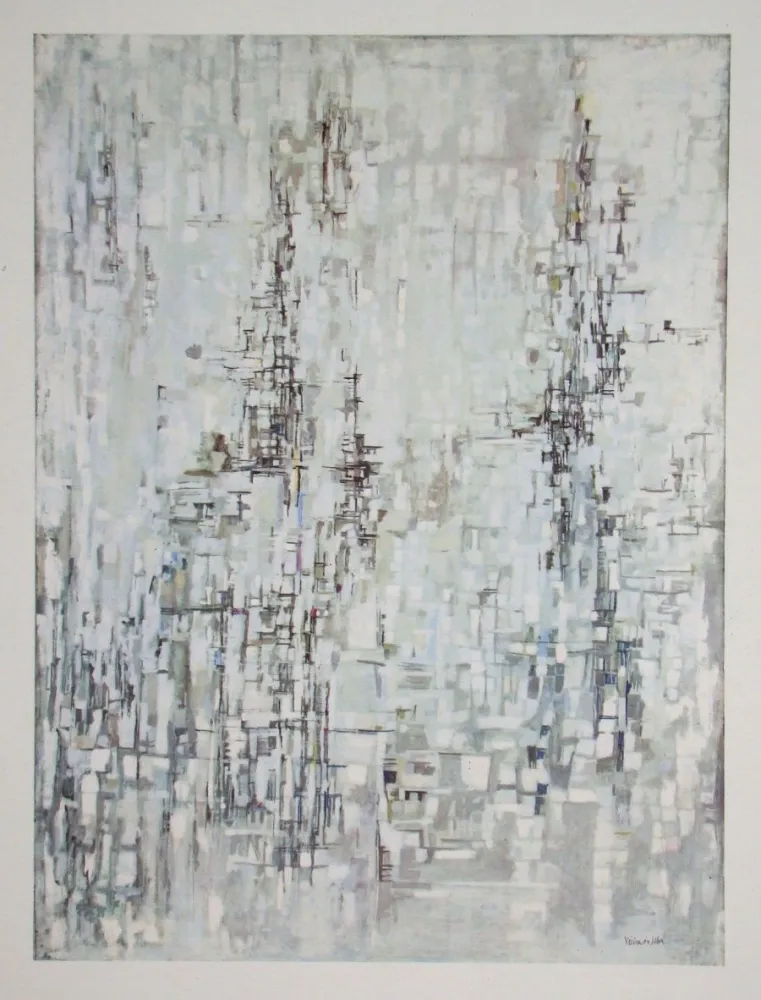 Rotocalcografia Vieira Da Silva - La cathèdrale - 1954