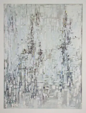 Rotocalcografia Vieira Da Silva - La cathèdrale - 1954