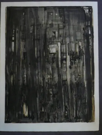 Litografia Vieira Da Silva - La nef