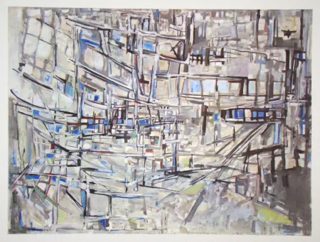 Rotocalcografia Vieira Da Silva - La verrière - 1953
