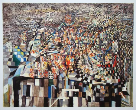Rotocalcografia Vieira Da Silva - Les joueurs de cartes - 1942