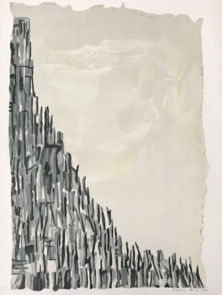 Litografia Vieira Da Silva - Sans titre