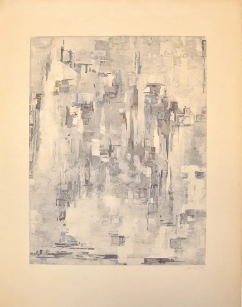 Acquaforte E Acquatinta Vieira Da Silva - Senza Titolo I