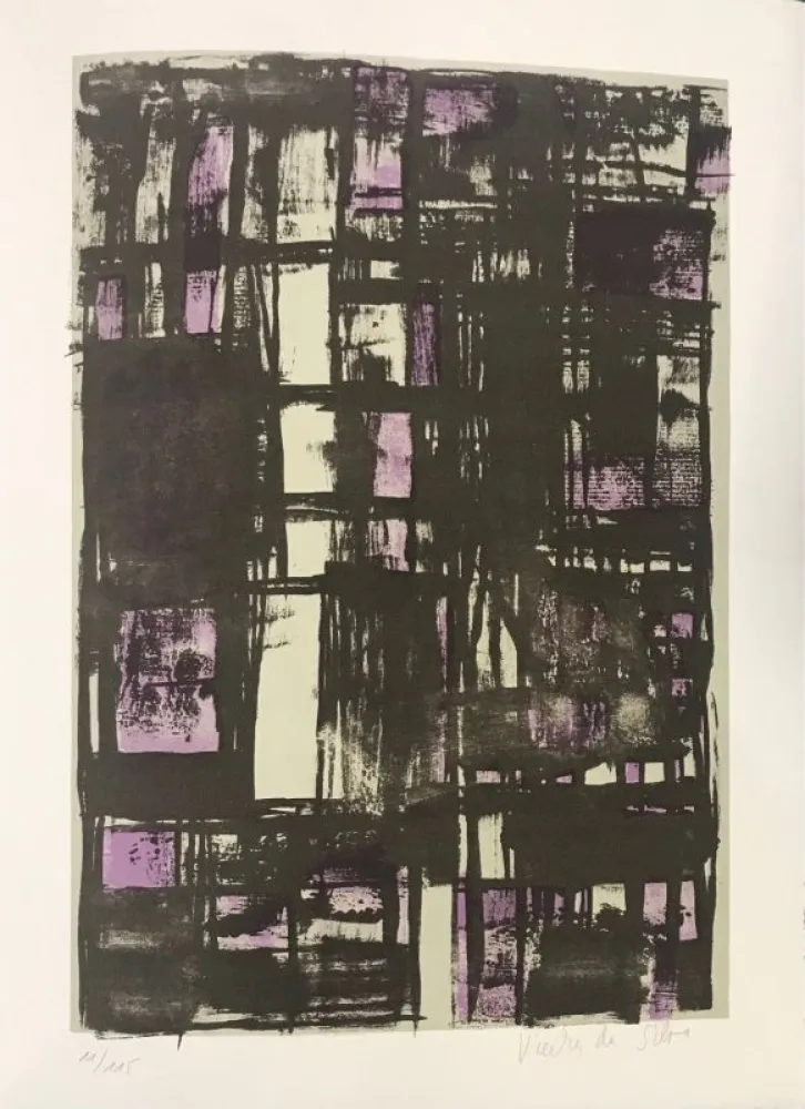 Litografia Vieira Da Silva - Souris 