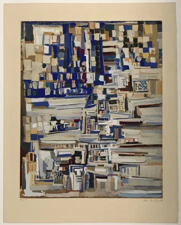 Litografia Vieira Da Silva - Untitled