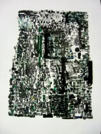 Litografia Vierge - Grottes