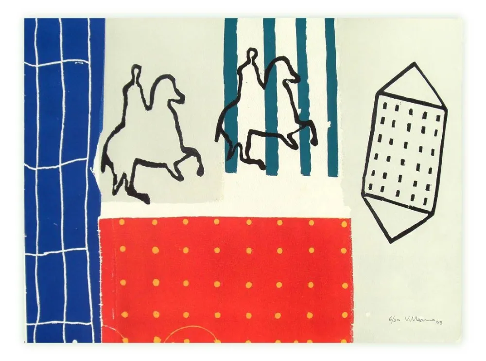 Incisione Villarino - Serie El ajedrez y el tiempo