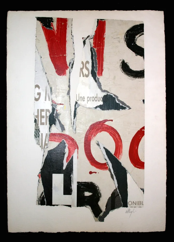 Non Tecnico Villeglé - '' Arrachages ''