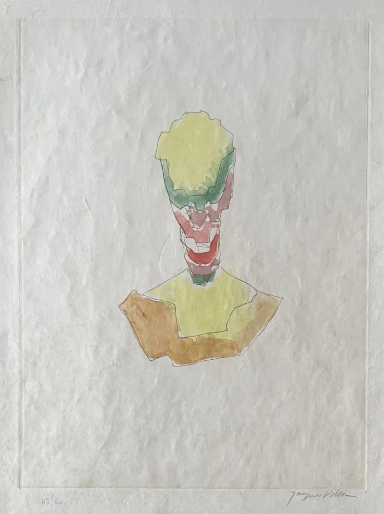 Incisione Villon - Figure, 1962
