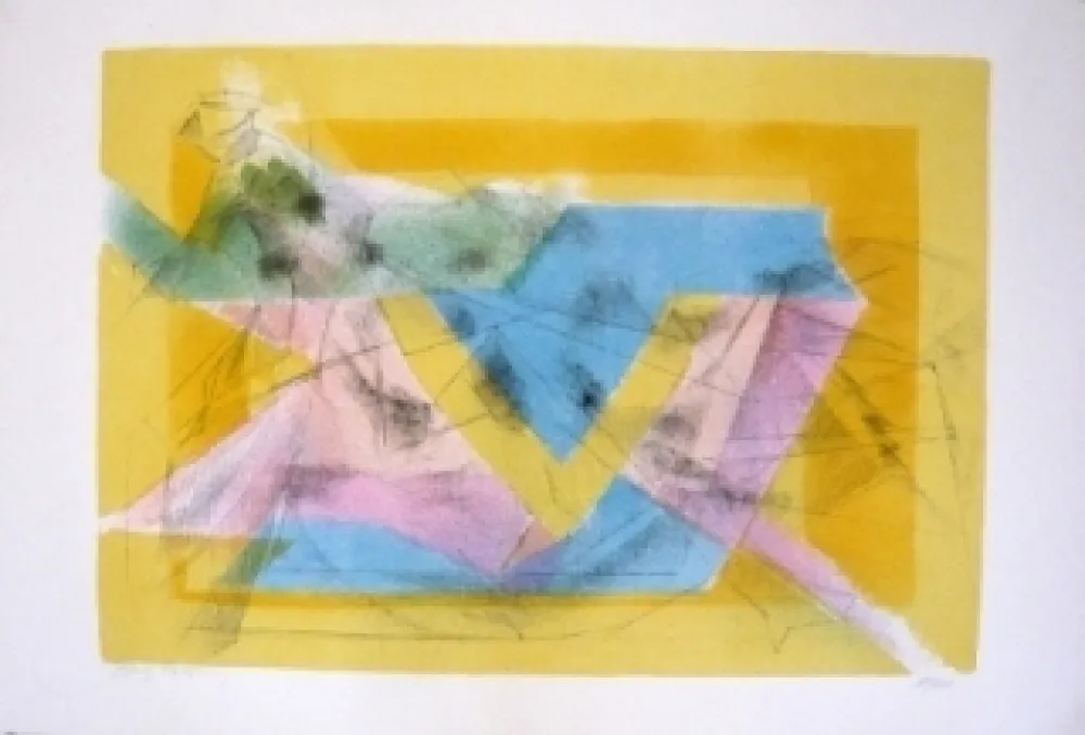 Litografia Villon - L'ecuyere