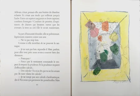 Incisione Villon - Les frontières du matin, 1962 - Full book (Hand-signed & numbered!)