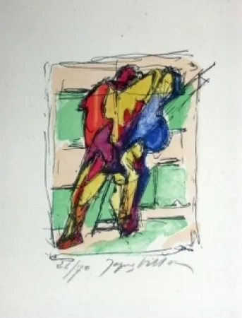 Litografia Villon - Sans titre 3