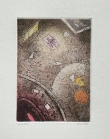 Acquaforte E Acquatinta Visat - La Promenade