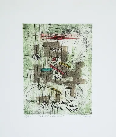 Acquaforte E Acquatinta Visat - Le Port d'amiens