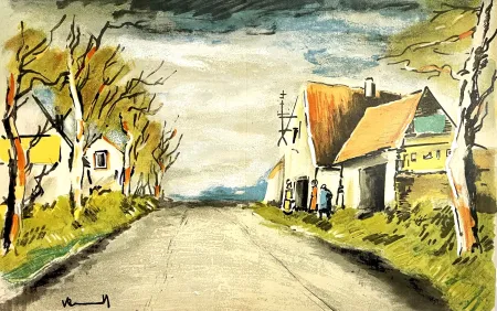 Litografia Vlaminck - La Route