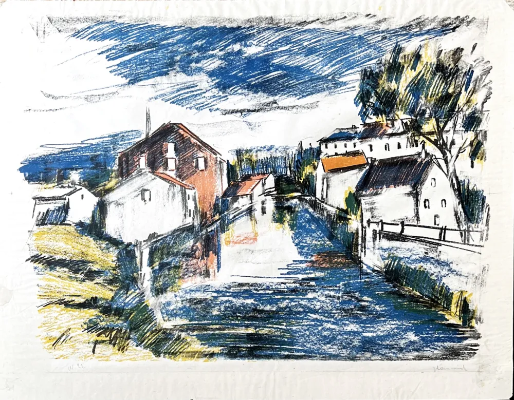 Litografia Vlaminck - Le Sausseron