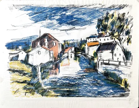 Litografia Vlaminck - Le Sausseron