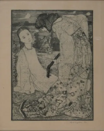 Incisione Vogeler - Verkündigung