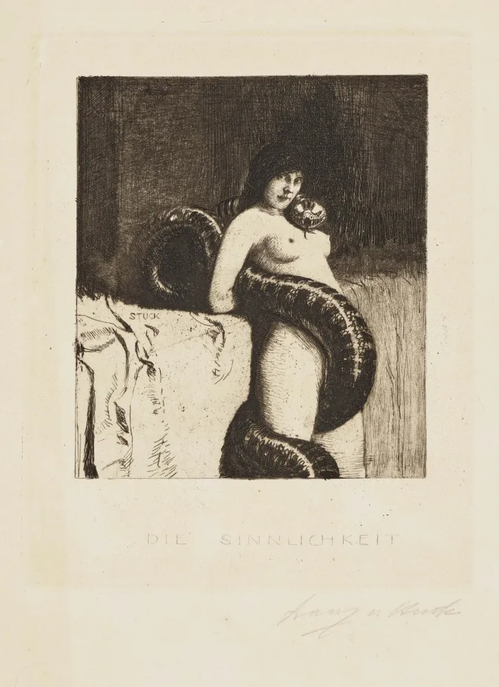 Acquaforte Von Stuck - Die Sinnlichkeit