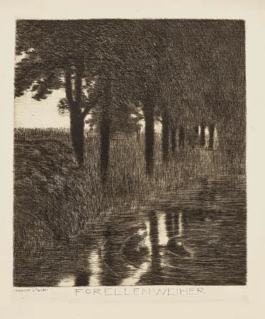 Acquaforte Von Stuck - Forellenweiher