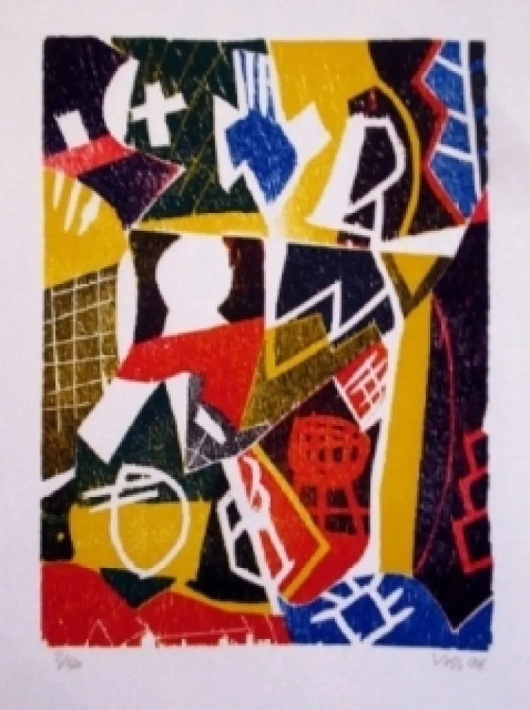 Incisione Su Legno Voss - Freischütz