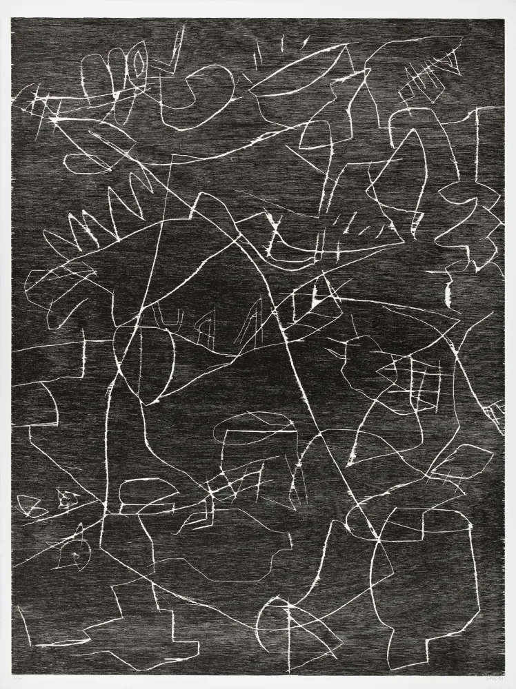 Incisione Su Legno Voss - Grand secret