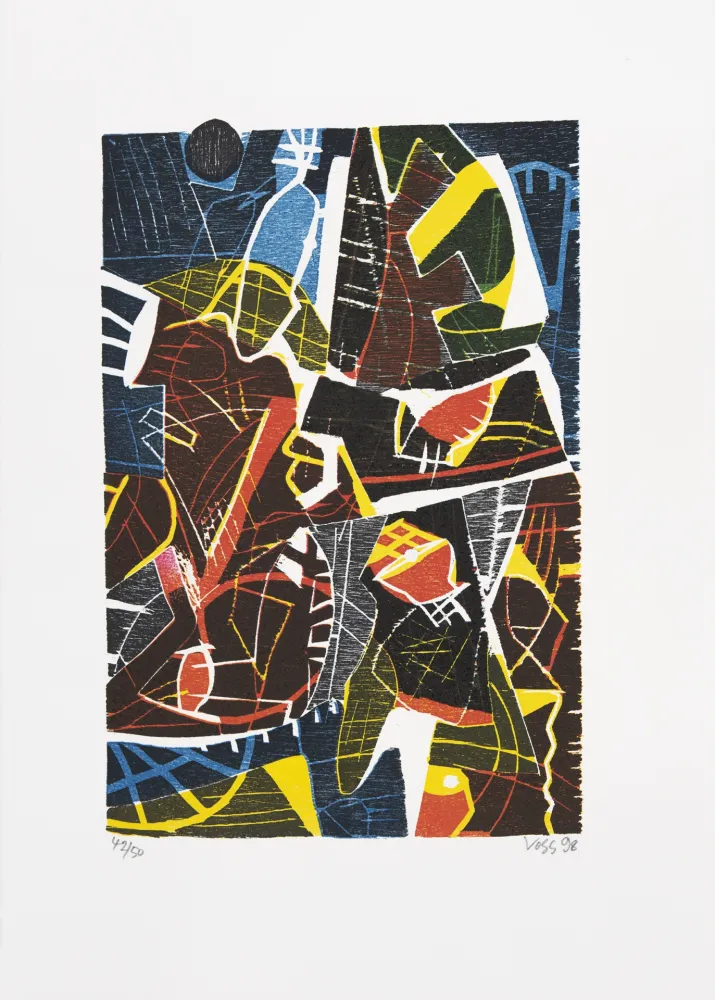 Incisione Su Legno Voss - Petite infidèlité