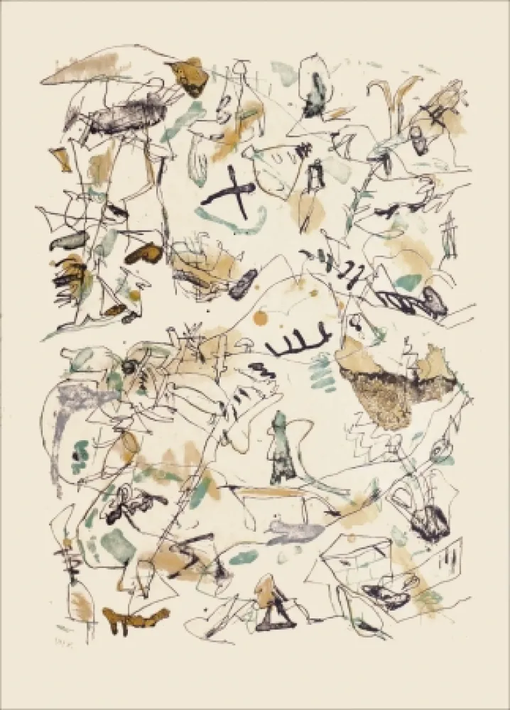 Litografia Voss - Sans titre n°77