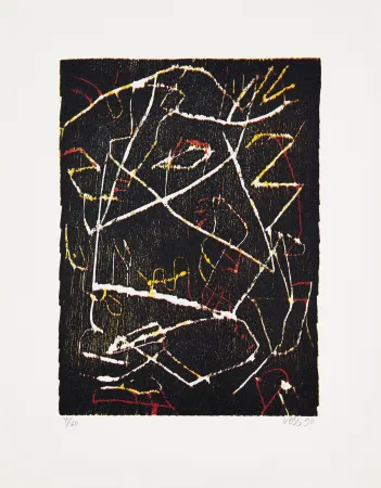 Incisione Su Legno Voss - Sentiers