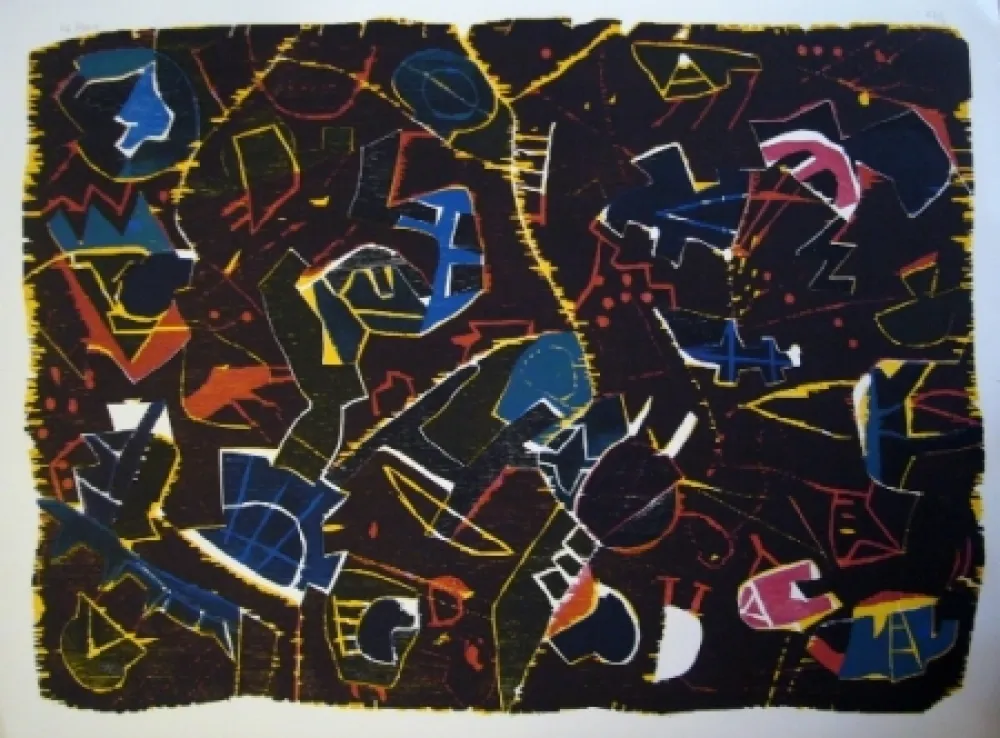 Incisione Su Legno Voss - Traumdeutung