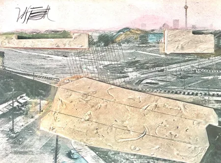 Litografia Vostell - La Bilancia (The Libra)