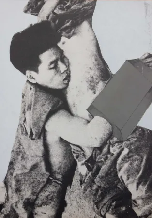 Litografia Vostell - SENZA TITOLO