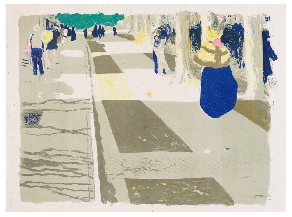 Litografia Vuillard - Paysage et intérieur 1