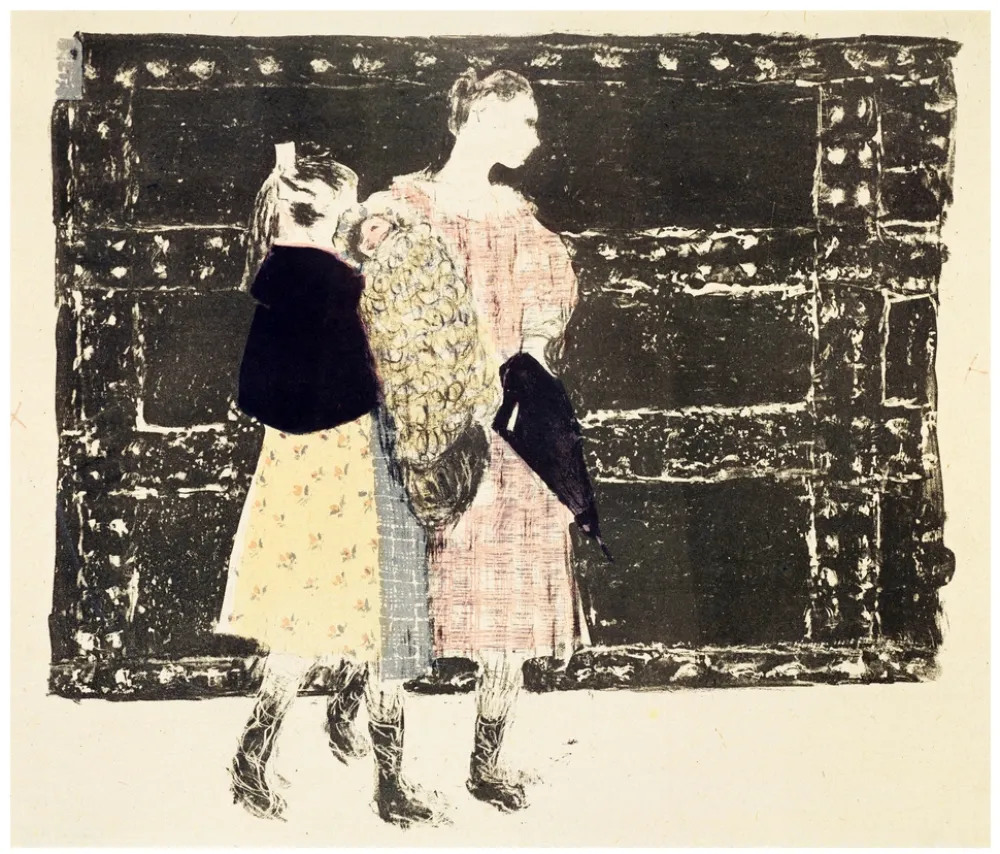 Litografia Vuillard - Paysage et intérieur 12