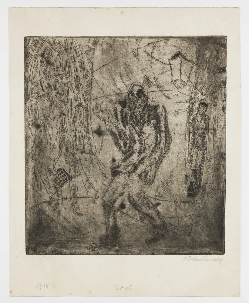 Incisione Wach - Haschisch III (Hashish III)