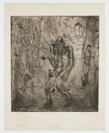 Incisione Wach - Haschisch III (Hashish III)